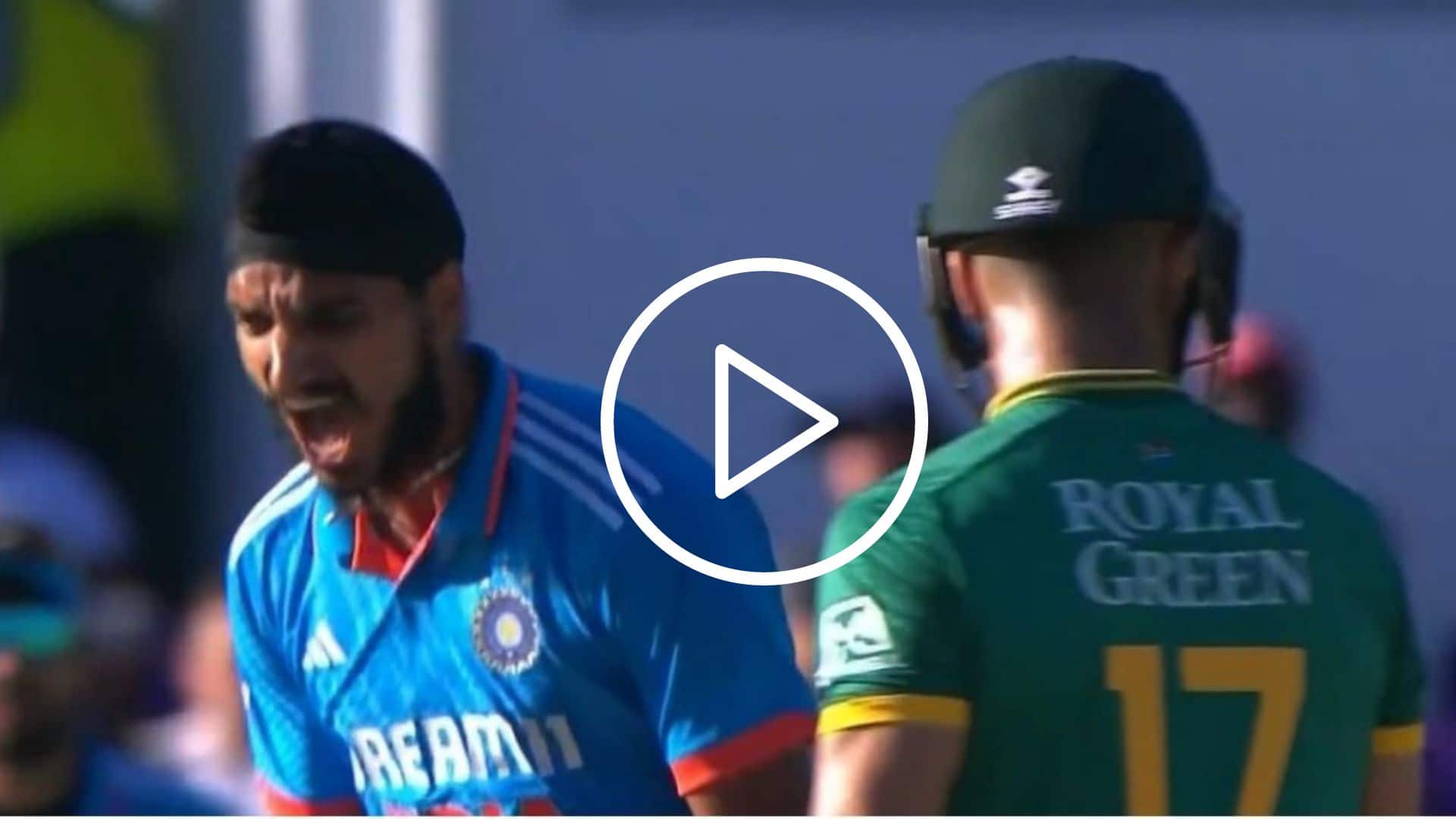 [Watch] Arshdeep Singh's 'Angry Celebration' After Big Wicket of Reeza Hendricks
